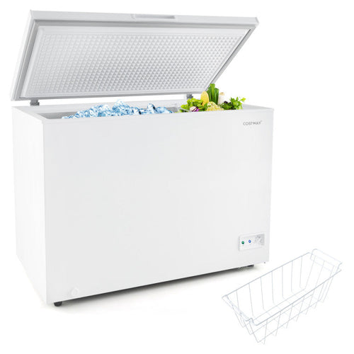 Chairliving 10 cu ft Chest Freezer Adjustable Temperature White