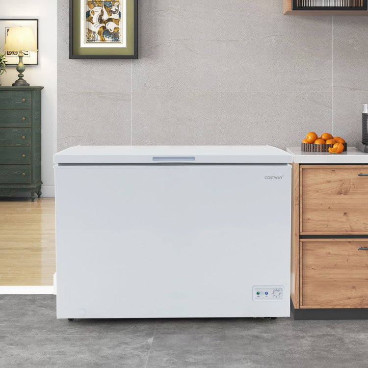 Chairliving 10 cu ft Chest Freezer Adjustable Temperature White