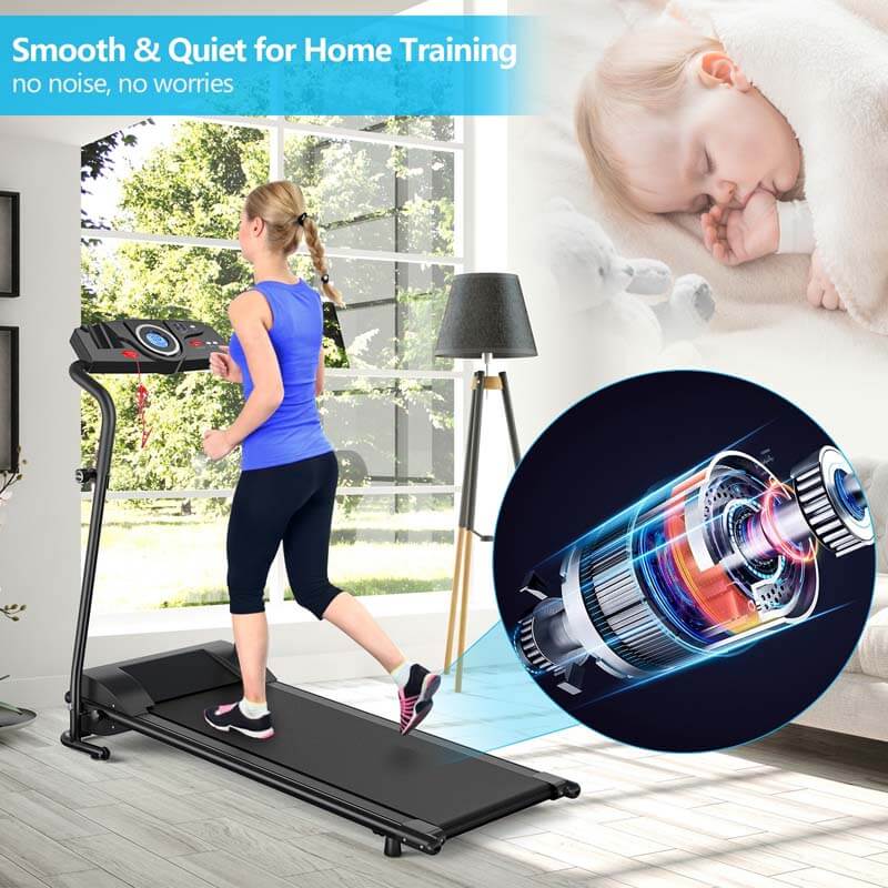 Chairliving 1 HP Electric Foldable Treadmill Compact Black