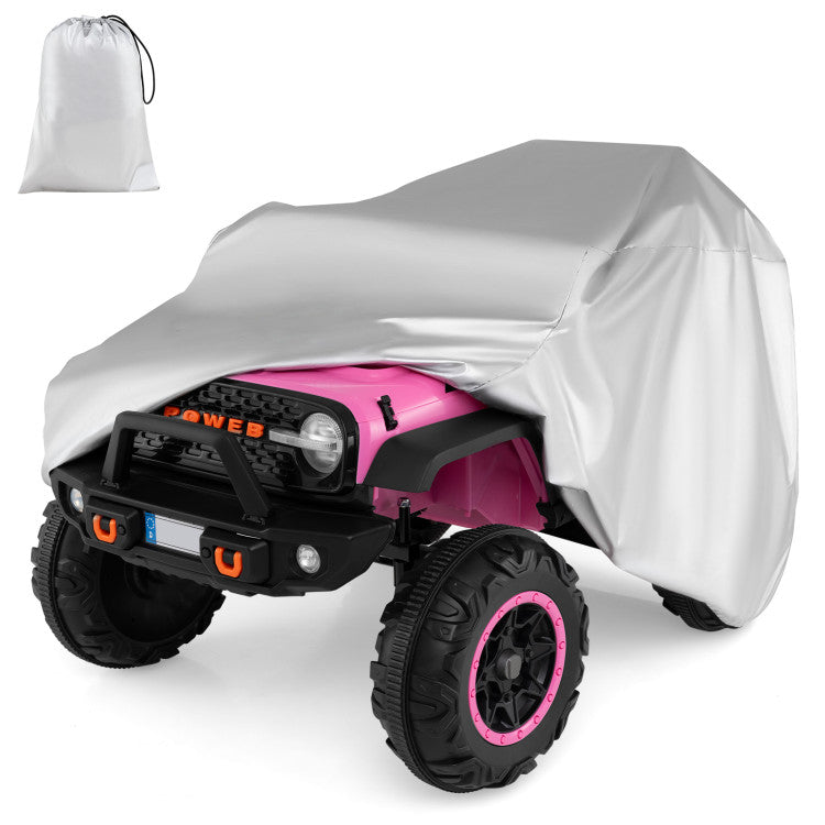 Chairliving Kids Car Cover for Ride-On Toy Cars Weather Resistant