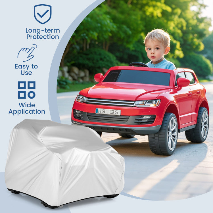 Chairliving Kids Car Cover for Ride-On Toy Cars Weather Resistant